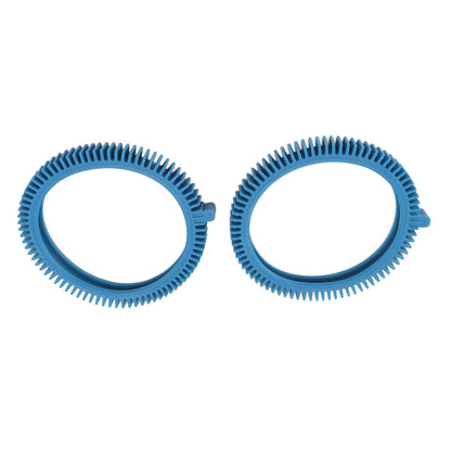 2Pcs 896584000 143 Blue Front Tire Kit with Super Hump for Pool Cleaner Replacement Parts V1294-YM0521-3111230049011