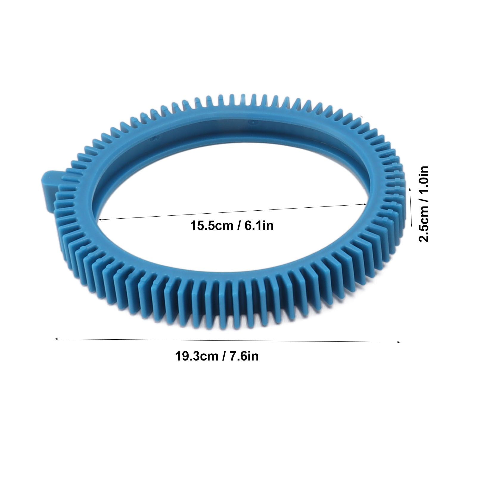 2Pcs 896584000 143 Blue Front Tire Kit with Super Hump for Pool Cleaner Replacement Parts V1294-YM0521-3111230049011