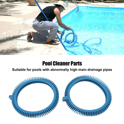 2Pcs 896584000 143 Blue Front Tire Kit with Super Hump for Pool Cleaner Replacement Parts V1294-YM0521-3111230049011