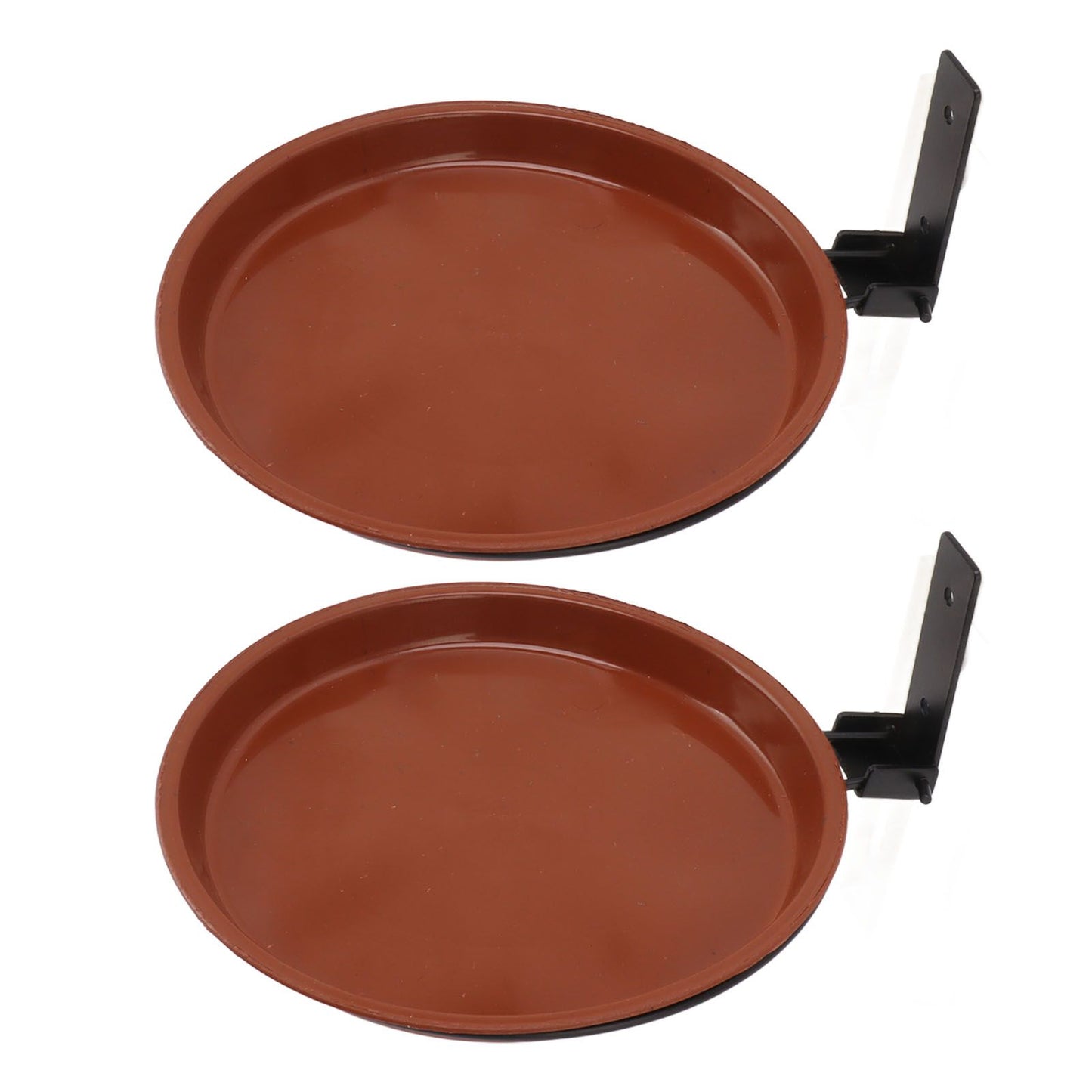 Tree Mounted Bird Feeder Tree Mounted Bird Bath Bowl with Heavy Duty Metal Ring for Backyard Terrace 2 Pot V1294-YM0521-3111230050911