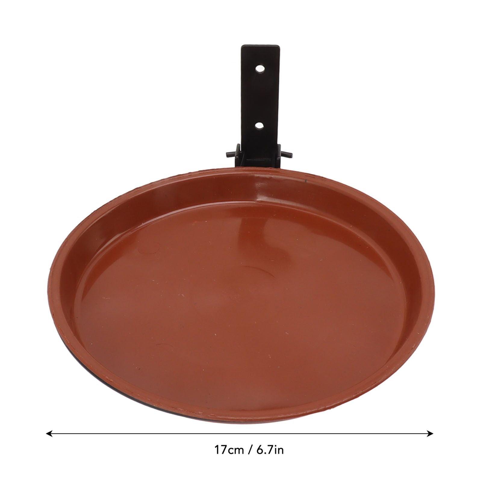 Tree Mounted Bird Feeder Tree Mounted Bird Bath Bowl with Heavy Duty Metal Ring for Backyard Terrace 2 Pot V1294-YM0521-3111230050911