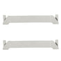 2pcs Stainless Steel Griddle Spatula Holder Griddle Tool Holder Barbecue Tool Hold Rack Griddle Accessories V1294-YM0521-3111230059111