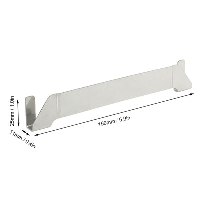 2pcs Stainless Steel Griddle Spatula Holder Griddle Tool Holder Barbecue Tool Hold Rack Griddle Accessories V1294-YM0521-3111230059111
