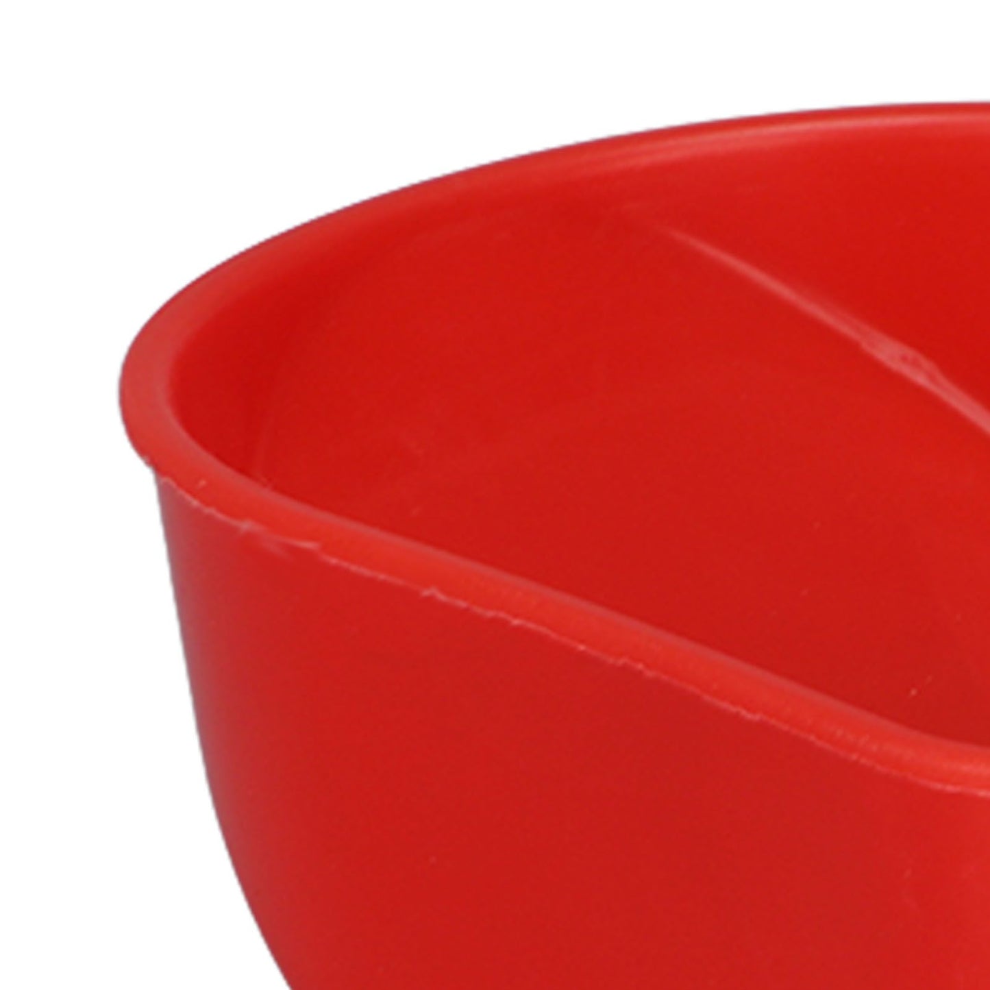 4 Set Automatic Poultry Fount Plastic Waterer Bowl with Hose Attachment for Game Bird Universal Red V1294-YM0521-3111230060911