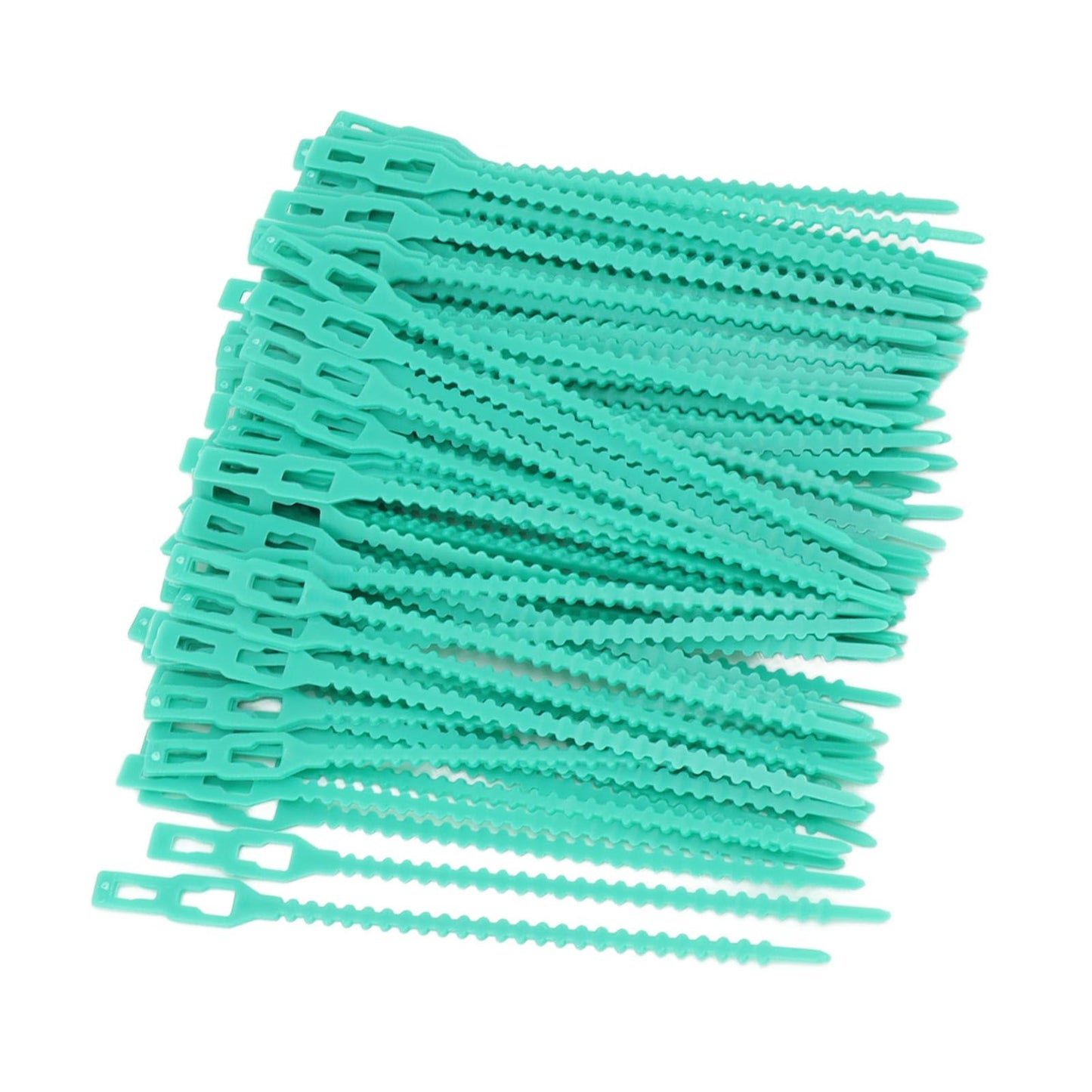 300Pcs Green Zip Garden Soft Tie 13cm Length Reusable Support Soft Wire Vine Zip Garden Tie Set V1294-YM0521-3111230062011