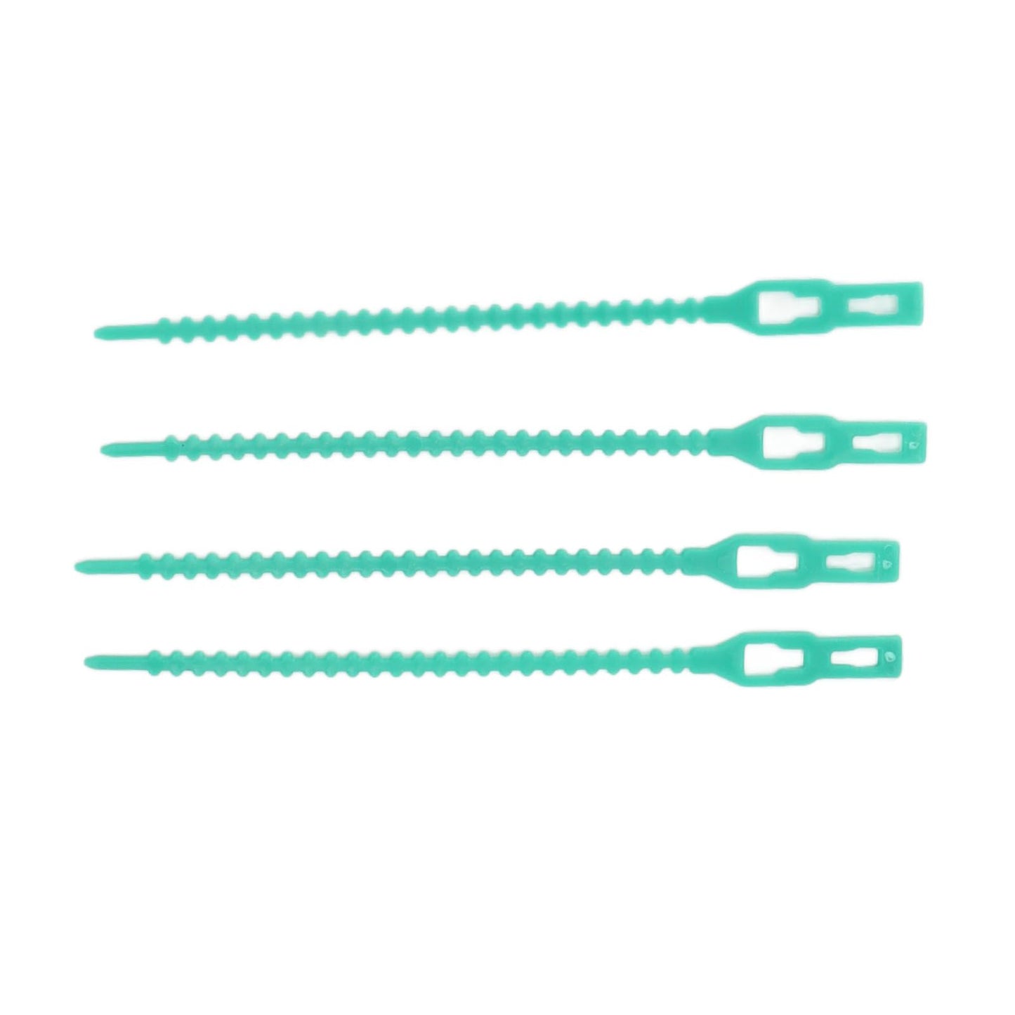 300Pcs Green Zip Garden Soft Tie 13cm Length Reusable Support Soft Wire Vine Zip Garden Tie Set V1294-YM0521-3111230062011