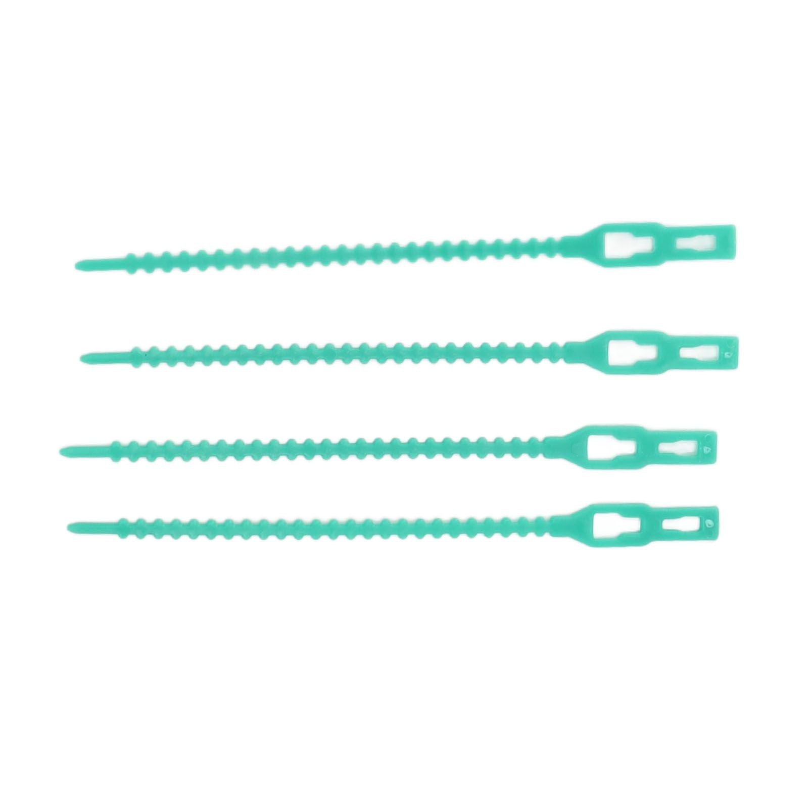 300Pcs Green Zip Garden Soft Tie 13cm Length Reusable Support Soft Wire Vine Zip Garden Tie Set V1294-YM0521-3111230062011