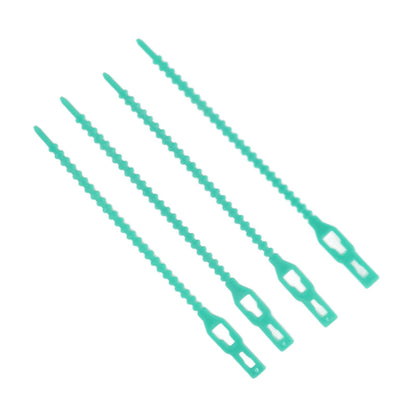 300Pcs Green Zip Garden Soft Tie 13cm Length Reusable Support Soft Wire Vine Zip Garden Tie Set V1294-YM0521-3111230062011
