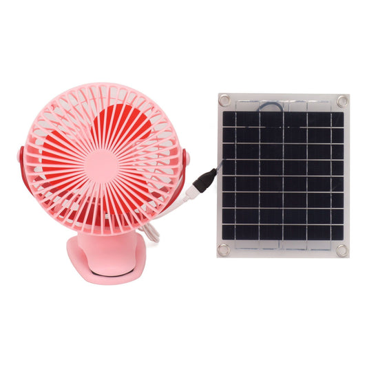 10W Monocrystalline Silicon Solar Ventilator Brushless Double Sided Rotation Solar Panel Powered Portable V1294-YM0521-3111230062512