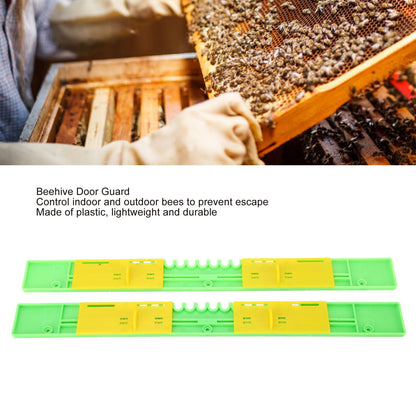 2PCS Bee Door Sliding Guards Beehive Entrance Reducer Beekeeping Gate Anti Escape Frame Vents 41cm / 16.1in V1294-YM0521-3111230066313