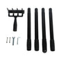 Weeding Rake Adjustable Length Stainless Steel Ergonomic Handle Hand Rake Garden Tool for Cultivating V1294-YM0521-3111230070412