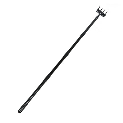 Weeding Rake Adjustable Length Stainless Steel Ergonomic Handle Hand Rake Garden Tool for Cultivating V1294-YM0521-3111230070412