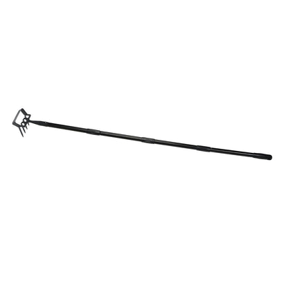 Weeding Rake Adjustable Length Stainless Steel Ergonomic Handle Hand Rake Garden Tool for Cultivating V1294-YM0521-3111230070412