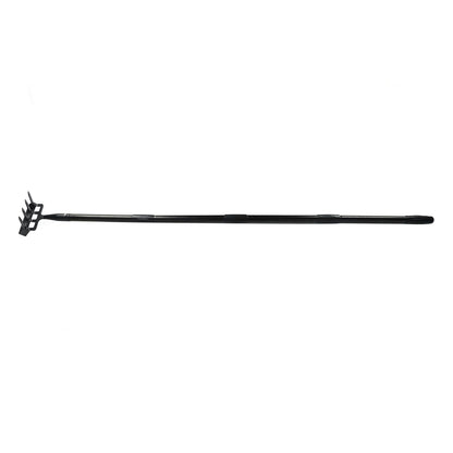 Weeding Rake Adjustable Length Stainless Steel Ergonomic Handle Hand Rake Garden Tool for Cultivating V1294-YM0521-3111230070412