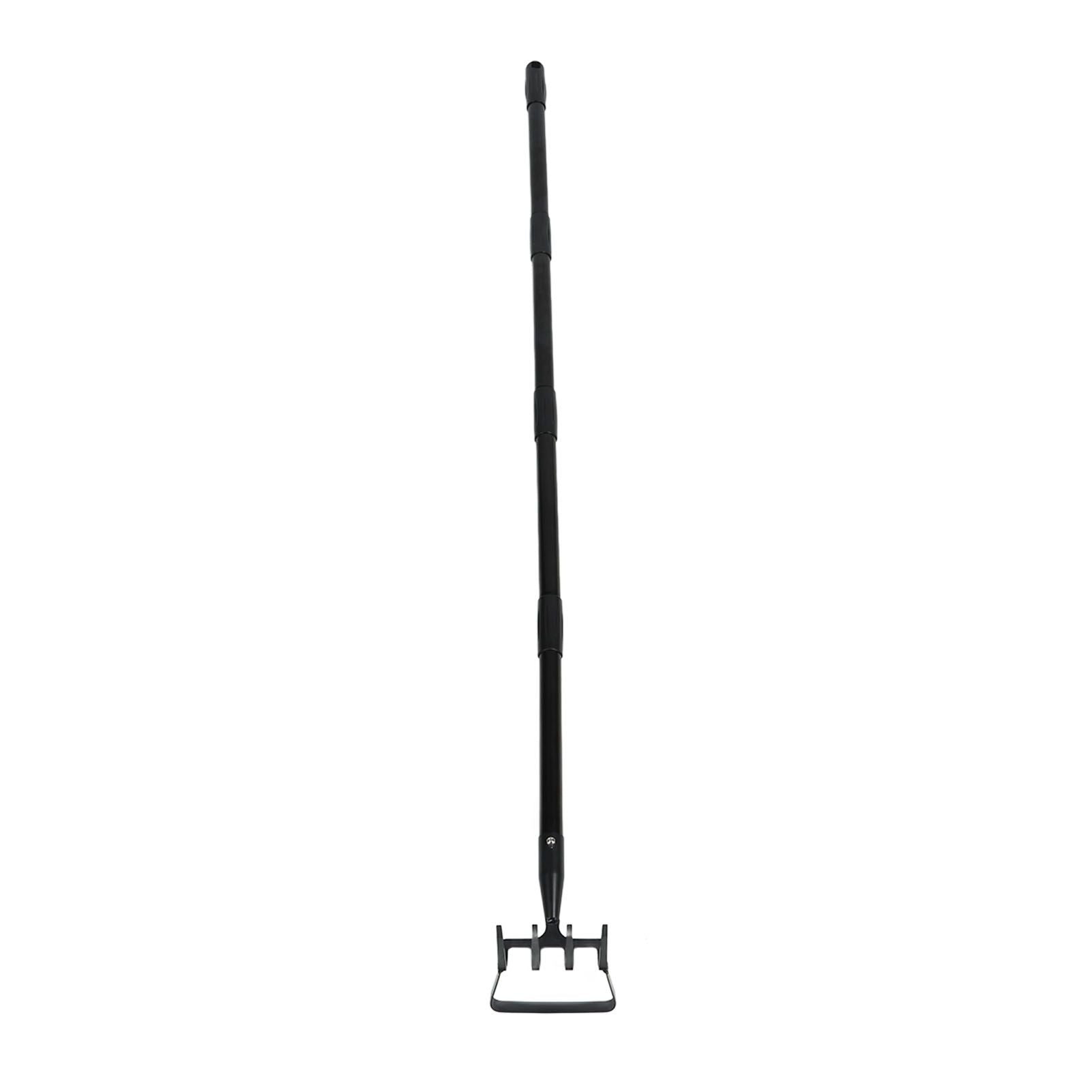 Weeding Rake Adjustable Length Stainless Steel Ergonomic Handle Hand Rake Garden Tool for Cultivating V1294-YM0521-3111230070412