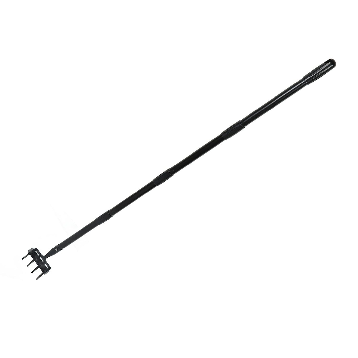 Weeding Rake Adjustable Length Stainless Steel Ergonomic Handle Hand Rake Garden Tool for Cultivating V1294-YM0521-3111230070412