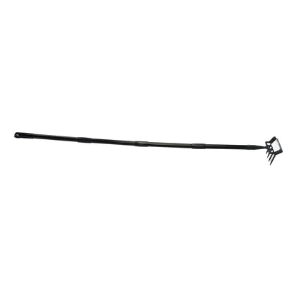 Weeding Rake Adjustable Length Stainless Steel Ergonomic Handle Hand Rake Garden Tool for Cultivating V1294-YM0521-3111230070412
