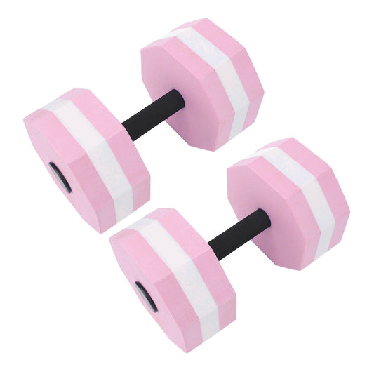 2Pcs High Density EVA Foam Dumbbell Set Aquatic Exercise Dumbbells for Men Women Indoor Swimming Pools V1294-YM0521-3111230070811