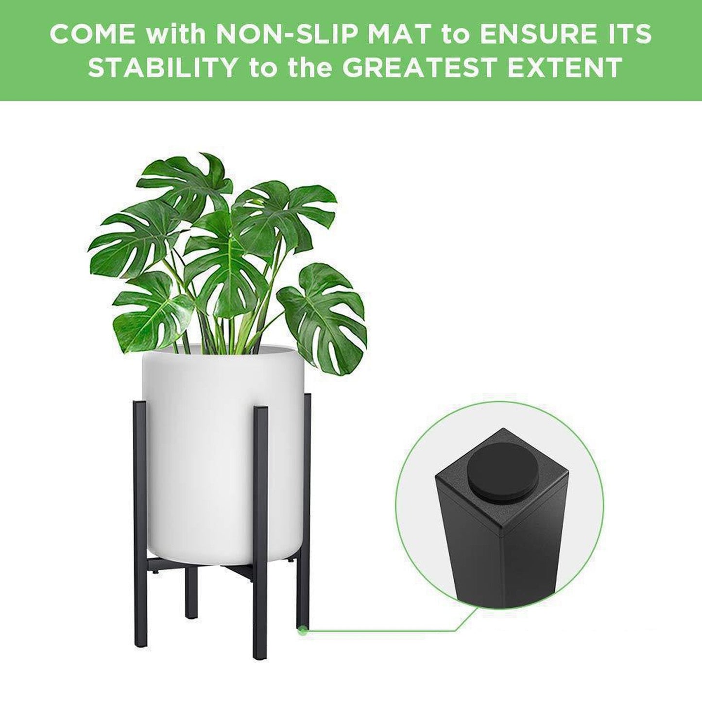 Adjustable Plant Stand Iron Simple Style Modern Plant Pot Holder Flowerpot Support Bracket V1294-YM0521-3111230073911