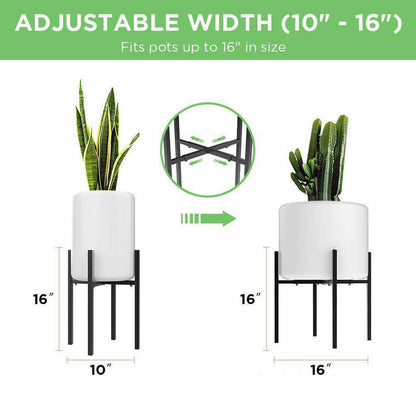 Adjustable Plant Stand Iron Simple Style Modern Plant Pot Holder Flowerpot Support Bracket V1294-YM0521-3111230073911