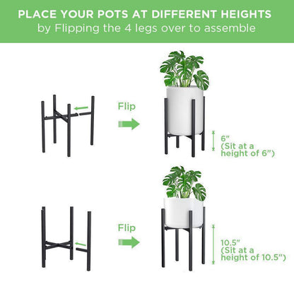 Adjustable Plant Stand Iron Simple Style Modern Plant Pot Holder Flowerpot Support Bracket V1294-YM0521-3111230073911