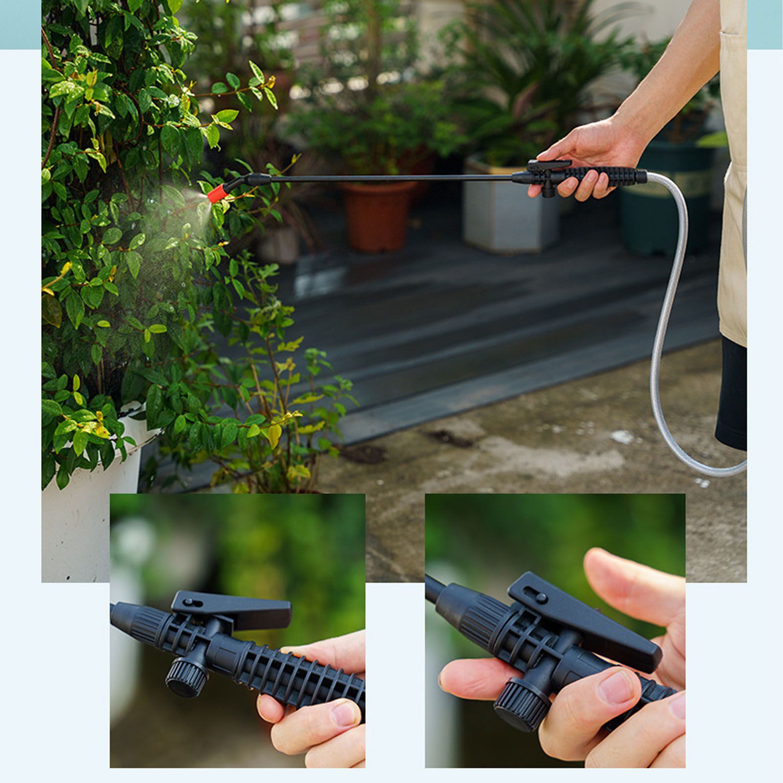 Electric Sprayer Small Leak Proof High Pressure Electric Backpack Sprayer for Lawn Garden 5L V1294-YM0521-3111230074911