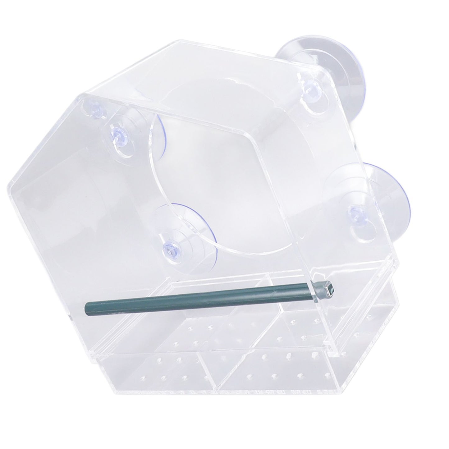 Window Bird Feeder Clear Sturdy Acrylic Window Bird House Feeder with 4 Suction Cups V1294-YM0521-3111230076311