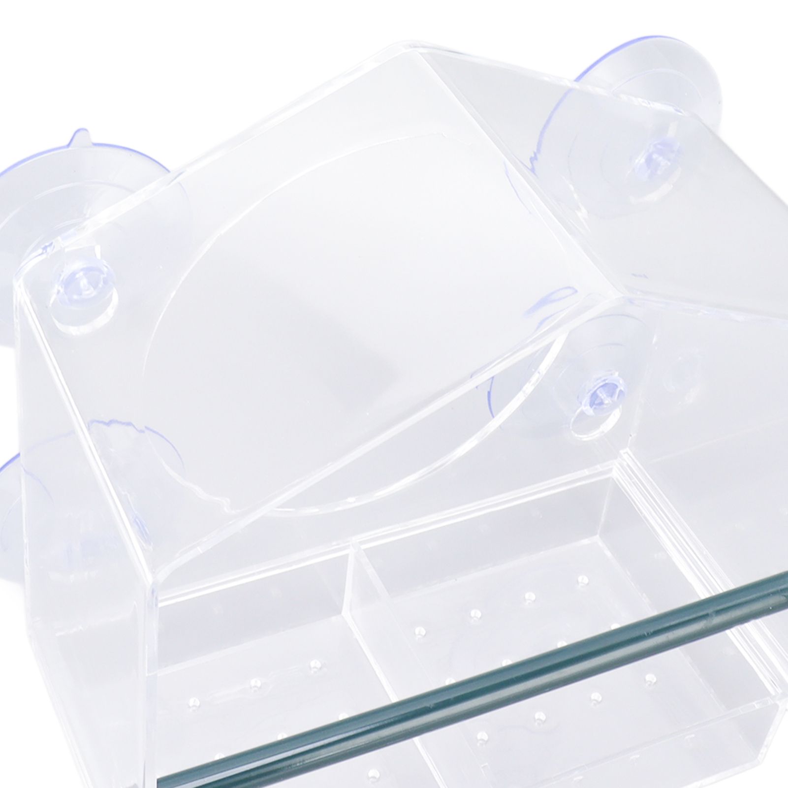 Window Bird Feeder Clear Sturdy Acrylic Window Bird House Feeder with 4 Suction Cups V1294-YM0521-3111230076311