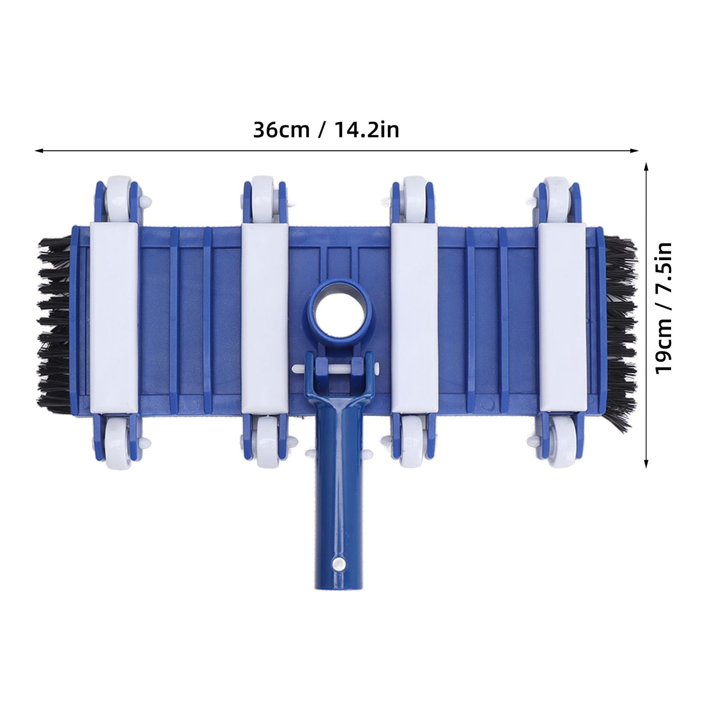 14 Inch Swimming Pool Vacuum Head with Wheels Brushes Pool Cleaning Equipment Accessories V1294-YM0521-3111230083211