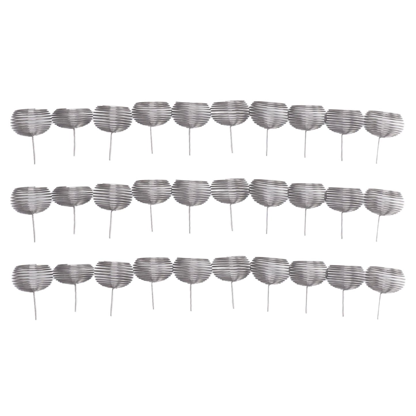 100pcs Bonsai Fertilizer Basket Stainless Steel Spherical Nutrition Box Tools for Succulent Orchid V1294-YM0521-3111230084011