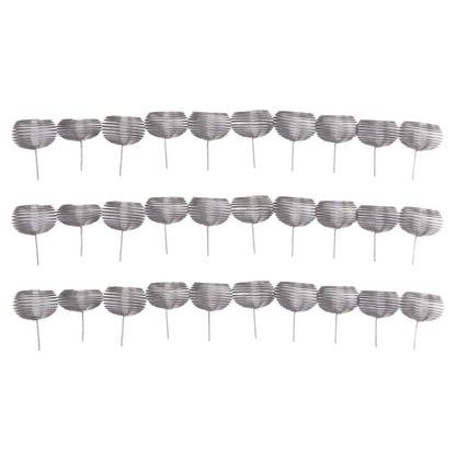 100pcs Bonsai Fertilizer Basket Stainless Steel Spherical Nutrition Box Tools for Succulent Orchid V1294-YM0521-3111230084011