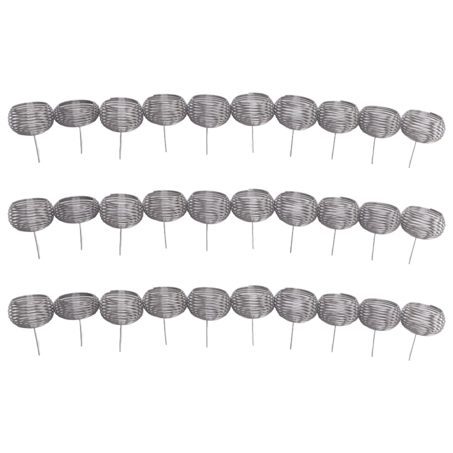 100pcs Bonsai Fertilizer Basket Stainless Steel Spherical Nutrition Box Tools for Succulent Orchid V1294-YM0521-3111230084011