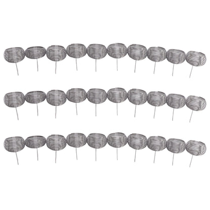 100pcs Bonsai Fertilizer Basket Stainless Steel Spherical Nutrition Box Tools for Succulent Orchid V1294-YM0521-3111230084011