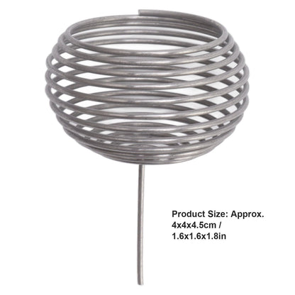 100pcs Bonsai Fertilizer Basket Stainless Steel Spherical Nutrition Box Tools for Succulent Orchid V1294-YM0521-3111230084011