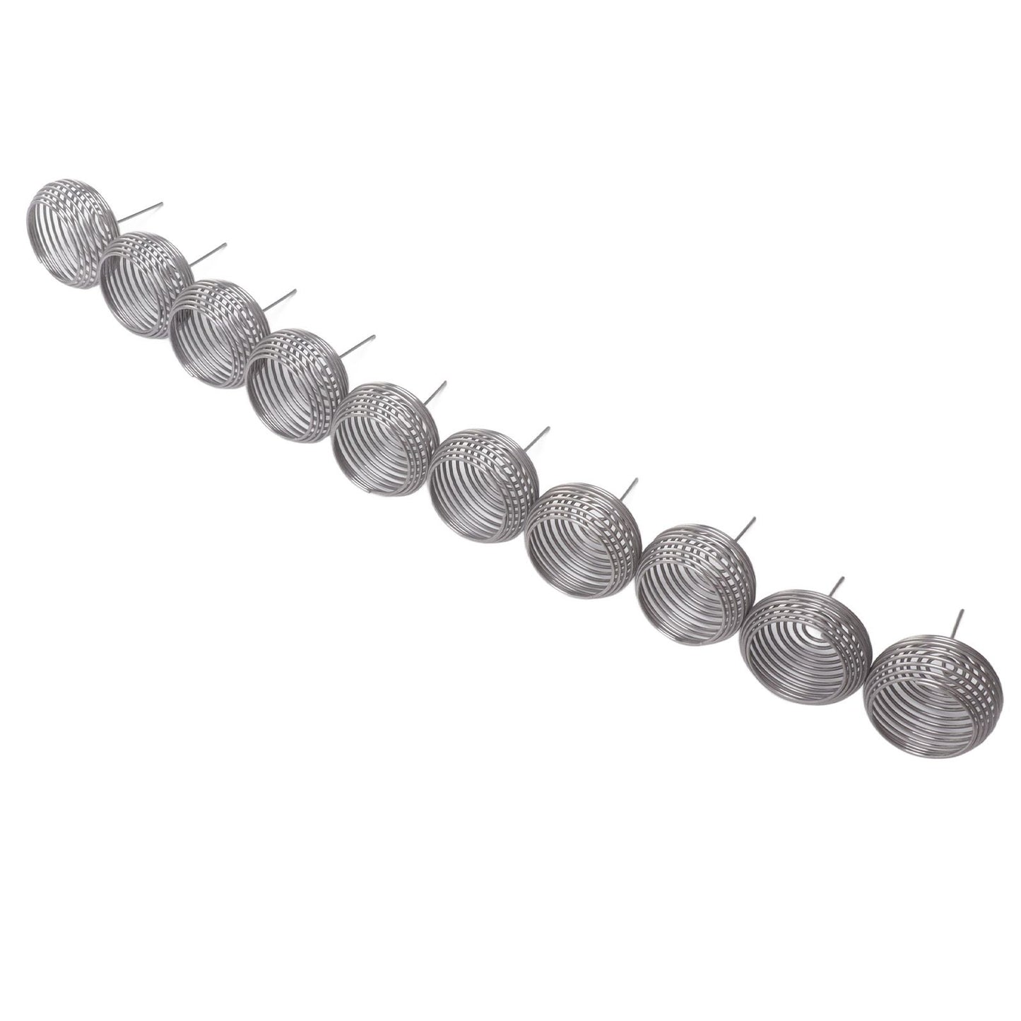 100pcs Bonsai Fertilizer Basket Stainless Steel Spherical Nutrition Box Tools for Succulent Orchid V1294-YM0521-3111230084011