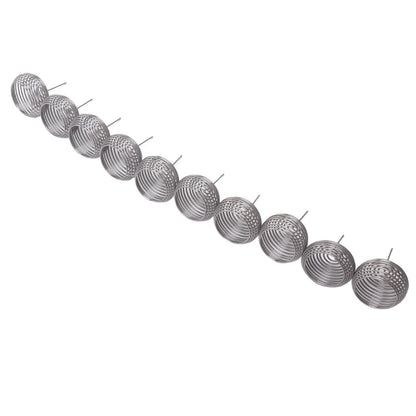 100pcs Bonsai Fertilizer Basket Stainless Steel Spherical Nutrition Box Tools for Succulent Orchid V1294-YM0521-3111230084011