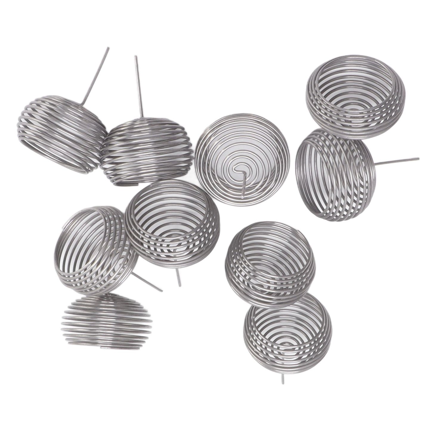 100pcs Bonsai Fertilizer Basket Stainless Steel Spherical Nutrition Box Tools for Succulent Orchid V1294-YM0521-3111230084011