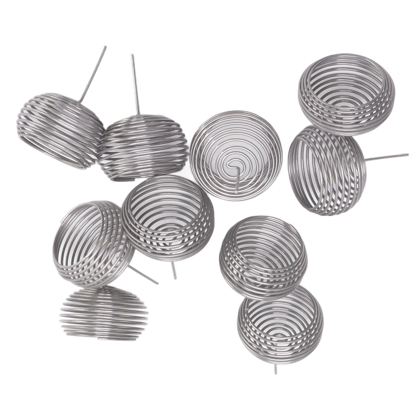 100pcs Bonsai Fertilizer Basket Stainless Steel Spherical Nutrition Box Tools for Succulent Orchid V1294-YM0521-3111230084011
