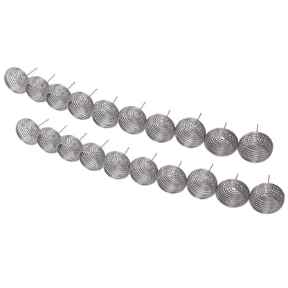 100pcs Bonsai Fertilizer Basket Stainless Steel Spherical Nutrition Box Tools for Succulent Orchid V1294-YM0521-3111230084011