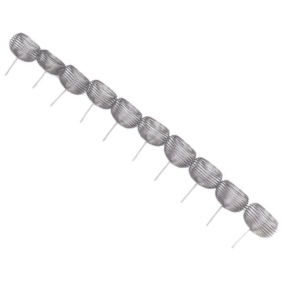 100pcs Bonsai Fertilizer Basket Stainless Steel Spherical Nutrition Box Tools for Succulent Orchid V1294-YM0521-3111230084011