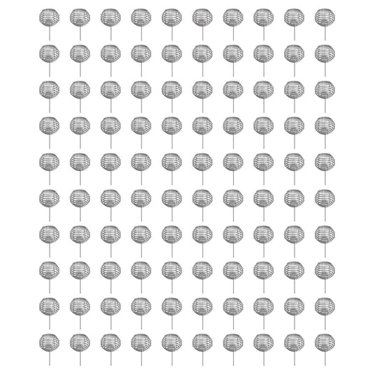 100pcs Fertilizer Mesh Basket Stainless Steel Garden Nutrition Cups Small Size Bonsai Fertilization Basket V1294-YM0521-3111230084511
