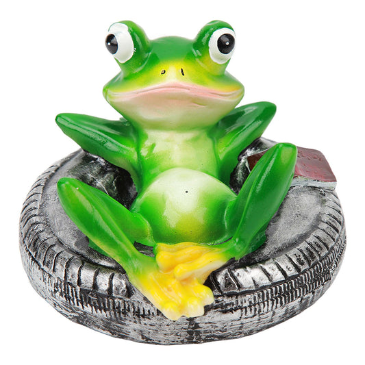 Frog Pond Ornaments Resin Colorfast Easy Float Water Floating Frog Garden Statue for Home Garden Yard Frog V1294-YM0521-3111230084712