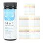 50 Strips Water Test Strips 14 in 1 PH Meter Testing Paper for Drinking Water Pool Hot Spring Pond V1294-YM0521-3111230087311