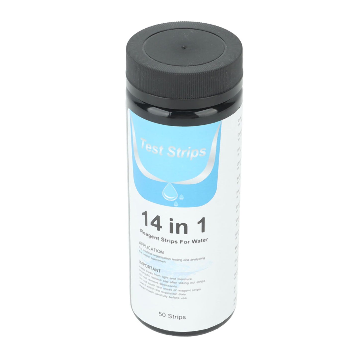50 Strips Water Test Strips 14 in 1 PH Meter Testing Paper for Drinking Water Pool Hot Spring Pond V1294-YM0521-3111230087311
