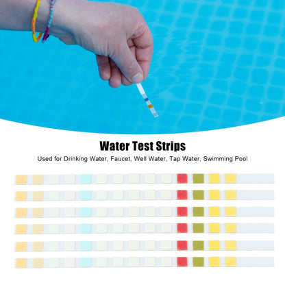 50 Strips Water Test Strips 14 in 1 PH Meter Testing Paper for Drinking Water Pool Hot Spring Pond V1294-YM0521-3111230087311