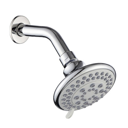 4 Inch Shower Head Plastic Round Wall Mounted Rain Showerhead for Bathroom Shower Accessories V1294-YM0521-3112220082111
