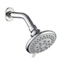 4 Inch Shower Head Plastic Round Wall Mounted Rain Showerhead for Bathroom Shower Accessories V1294-YM0521-3112220082111