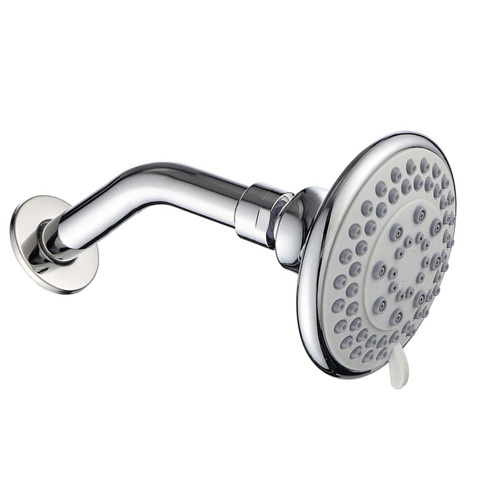 4 Inch Shower Head Plastic Round Wall Mounted Rain Showerhead for Bathroom Shower Accessories V1294-YM0521-3112220082111