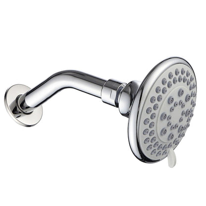 4 Inch Shower Head Plastic Round Wall Mounted Rain Showerhead for Bathroom Shower Accessories V1294-YM0521-3112220082111