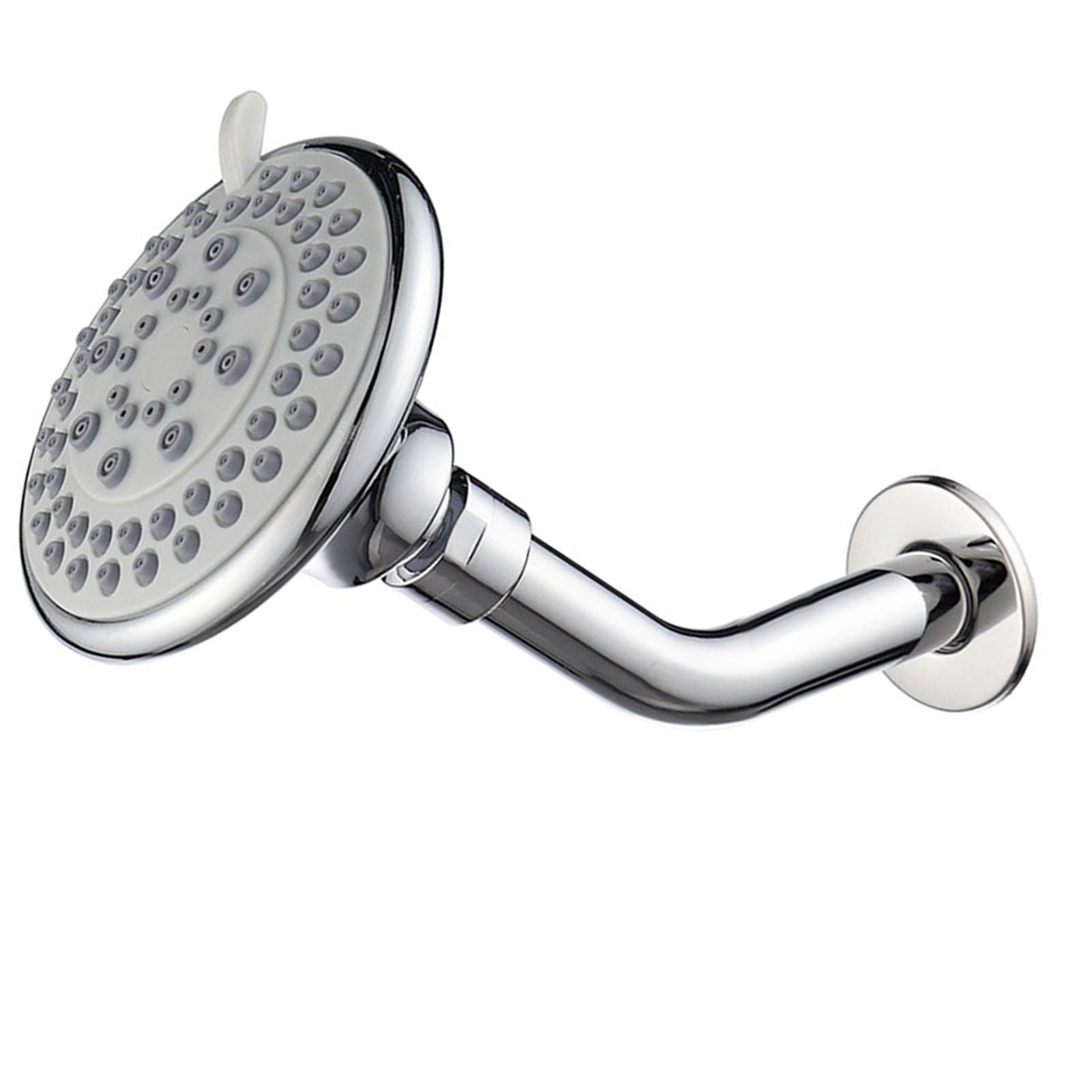 4 Inch Shower Head Plastic Round Wall Mounted Rain Showerhead for Bathroom Shower Accessories V1294-YM0521-3112220082111